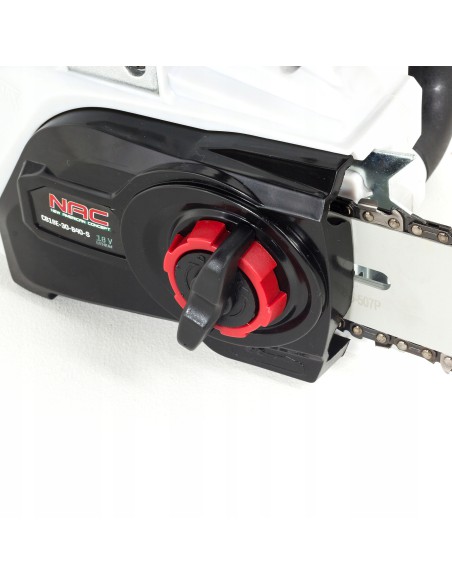 Lekka piła łańcuchowa akumulatorowa NAC CB18E-30-B40-S 18V, 30 cm 12" + akumulator z ładowarką 5900607535736 5