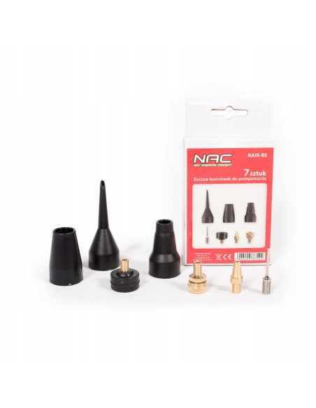 Zestaw końcówek do kompresora NAC NAIR-BS, 7 szt. 5902490787544