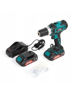 Wiertarko-wkrętarka akumulatorowa NAC CDB2-40-S-LI-20V + duży zestaw akcesoriów 5902490787476 2