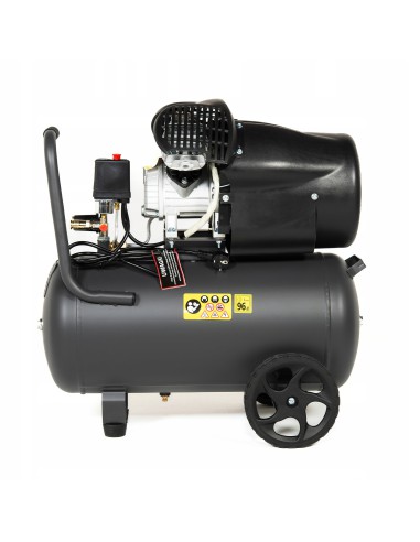 Dwutłokowy kompresor olejowy NAC OL-V2-L-50-2.2-IN, 50 L 1500 W 392l/min. 5902490787735 4