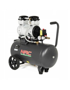 Cichy kompresor bezolejowy NAC OF-SL-50-1.5-IN, zbiornik 50 l - 1500 W 5902490787766
