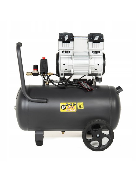 Cichy kompresor bezolejowy NAC OF-SL-50-1.5-IN, zbiornik 50 l - 1500 W 5902490787766 4