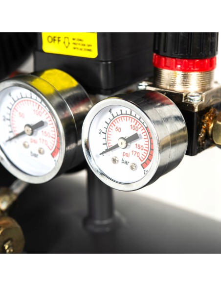 Cichy kompresor bezolejowy NAC OF-SL-50-1.5-IN, zbiornik 50 l - 1500 W 5902490787766 7