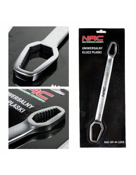 Uniwersalny klucz płaski oczkowy TORX NAC SP-M-LOCK 5902490787674