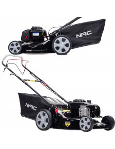 Prosta w obsłudze kosiarka spalinowa o szerokości koszenia 46 cm NAC LS46-500E-H silnik Briggs&Stratton 140 cm³ 5902067850534