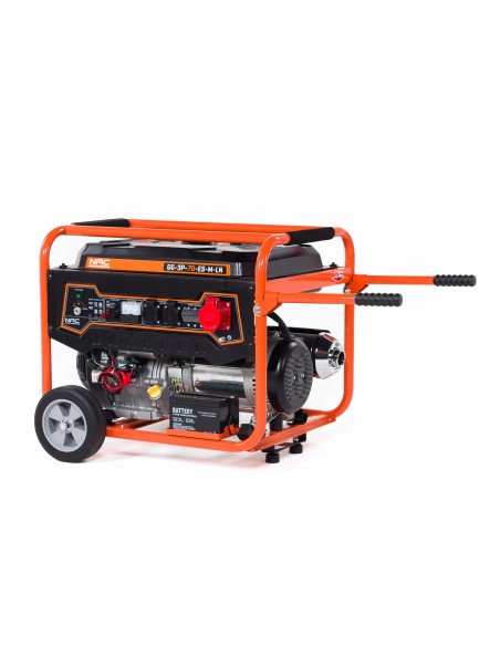 Trójfazowy agregat prądotwórczy z elektrycznym rozrusznikiem NAC GG-3P-70-ES-M-LN, 7500 W 5902490783195