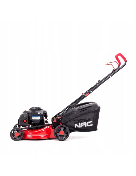 Lekka i prosta w obsłudze kosiarka spalinowa NAC LP42-300 z silnikiem Briggs 125 CM³ 1,7KW szerokość koszenia 42 cm 5907510483451 4