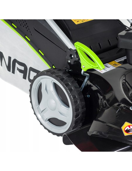 Mocna kosiarka spalinowa z napędem NAC LS51-175-HSD-LI o szerokości koszenia 51 cm + kosz 70l 5902490741904 10