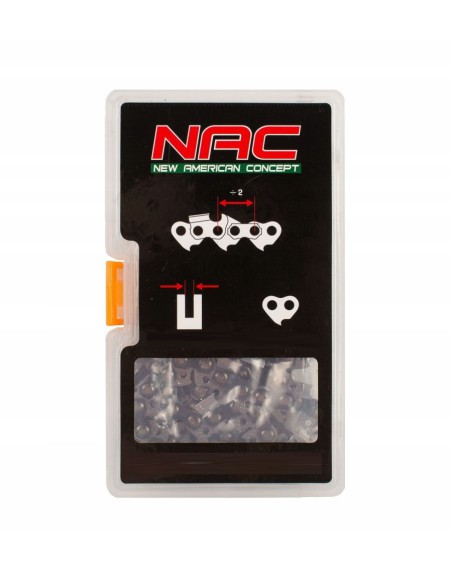 Solidny łańcuch tnący NAC 16" 56 ogniw 3/8×1,3 5902490754799
