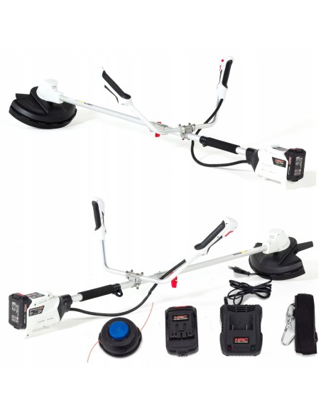 Lekka kosa akumulatorowa z silnikiem bezszczotkowym NAC BKB18-B15-S2 + akumulator z ładowarką 5902490744134