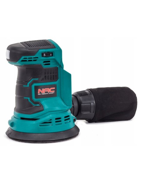 Akumulatorowa szlifierka mimośrodowa  NAC OS-125-LI-20V body - korpus 5902490740129