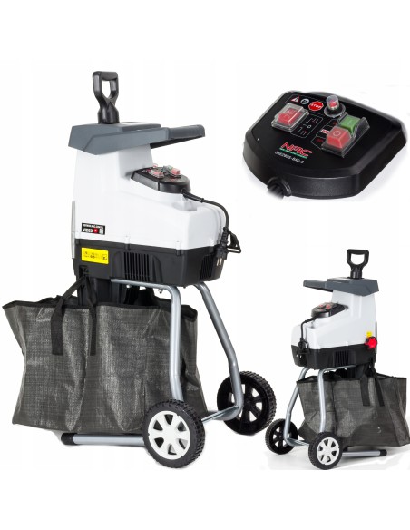 Wydajny rozdrabniacz gałęzi rębak frezowy NAC SHE280S-BAG-G, 2800 W 5902067856093