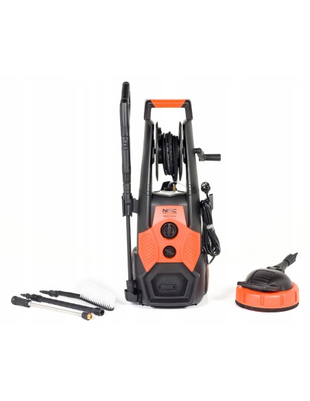 Mocna myjka wysokociśnieniowa z silnikiem indukcyjnym NAC PWE250I-PC-LN, 195 bar + szczotka patio 5902490744127 2