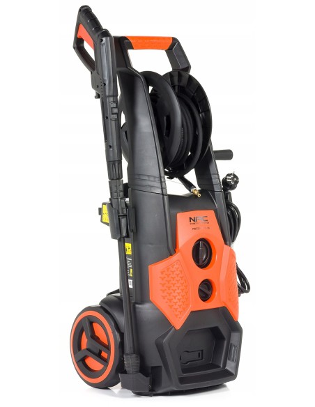 Mocna myjka wysokociśnieniowa z silnikiem indukcyjnym NAC PWE250I-PC-LN, 195 bar + szczotka patio 5902490744127 5