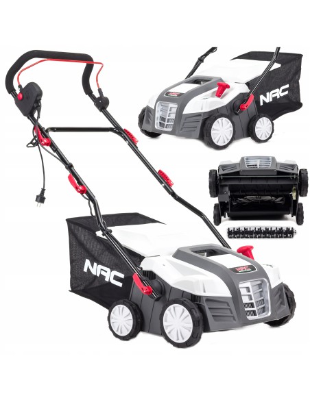 Mocny aerator wertykulator elektryczny NAC SCE180-W 1800 W, szer. robocza 40 cm 5907510483758 2