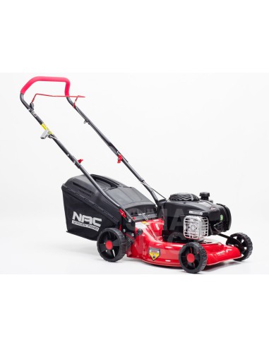 Niezawodna kosiarka spalinowa bez napędu NAC LP42-450E z silnikiem Briggs&Stratton i koszem 5902067850053 2