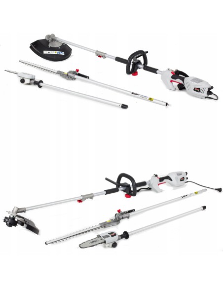 Wielofunkcyjne urządzenie do ogrodu: nożyce do żywopłotu, pilarka do gałęzi i podkaszarka NAC PHCBE90-CH 3w1 5902067856550