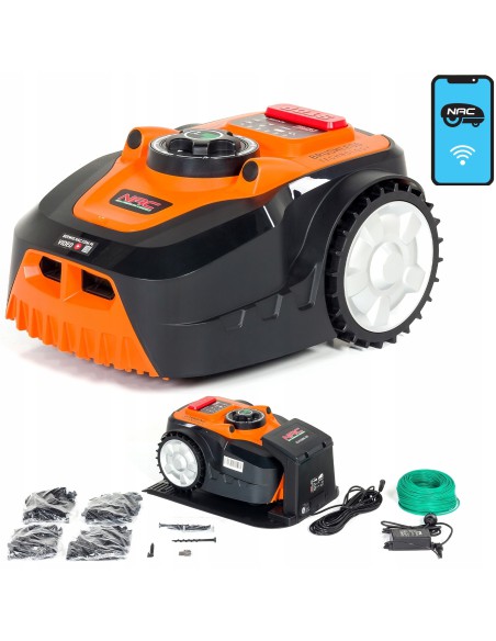 Nowoczesna kosiarka automatyczna NAC RLM1000-DY robot koszący z czujnikiem wykrywania przeszkód 5902490744165