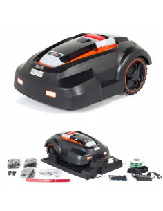 Energooszczędny robot koszący do trawy z silnikiem bezszczotkowym NAC RLM1500G2-NG szer. koszenia 24 cm 5900607533527