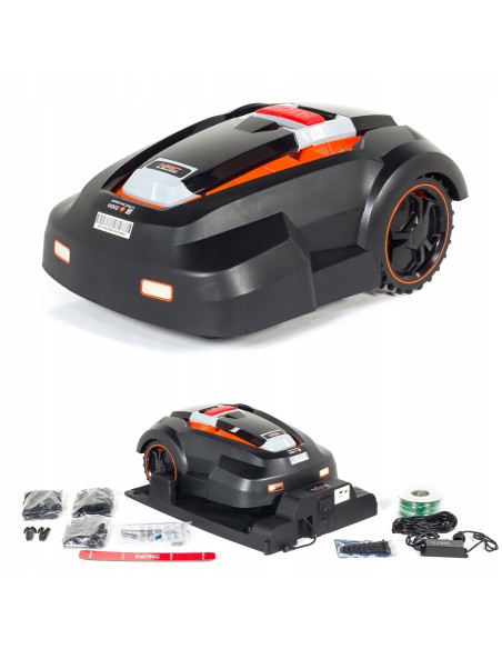 Energooszczędny robot koszący do trawy z silnikiem bezszczotkowym NAC RLM1500G2-NG szer. koszenia 24 cm 5900607533527