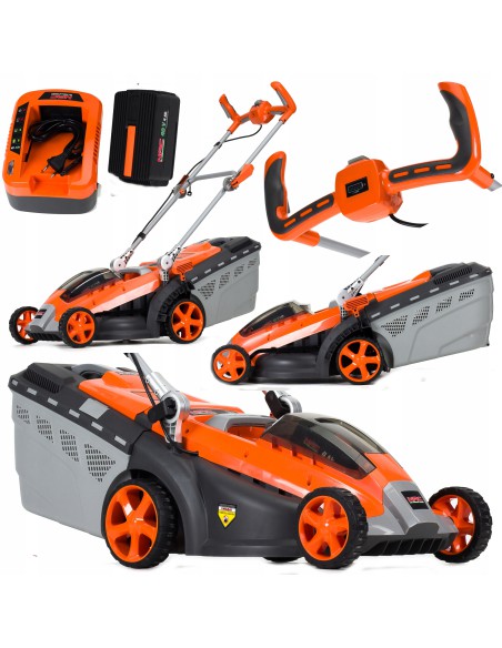 Bezawaryjna kosiarka akumulatorowa z silnikiem bezszczotkowym NAC LB40-37-B40-NG + akumulator - Kosiarki elektryczne Bezawaryjna kosiarka akumulatorowa z silnikiem bezszczotkowym NAC LB40-37-B40-NG + akumulator 5902067856703