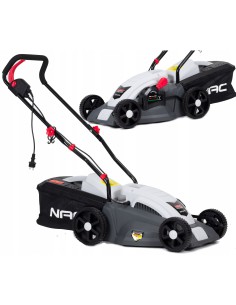 Wielofunkcyjna kosiarka elektryczna z silnikiem indukcyjnym 1400 W NAC LE14-34-PI-G + funkcja mielenia 5902067856239