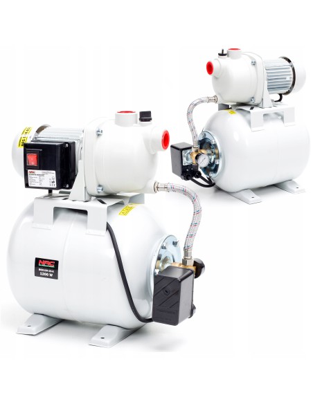 Wydajny hydrofor ogrodowy NAC BSE120-19-K,1200 W - 19 litrów 5902067855614