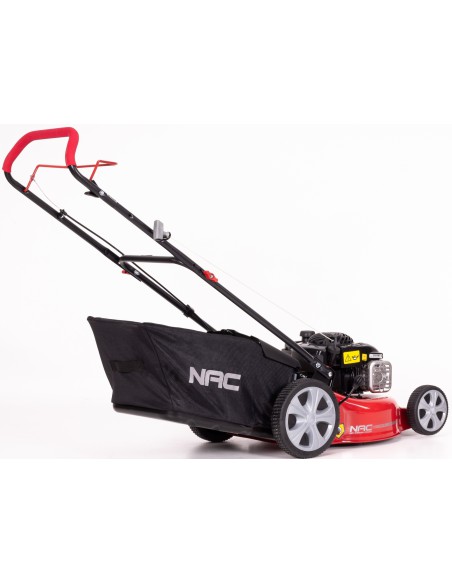 Solidna kosiarka spalinowa bez napędu NAC LP46-500E-H z koszem 60l i szerokością koszenia 46 cm 5902067850107 10