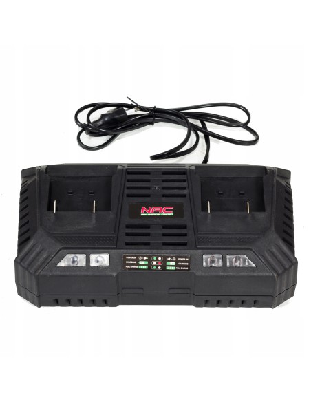 Podwójna ładowarka do akumulatorów NAC BC18x2-40-S 2x18V 4A 5902490742703