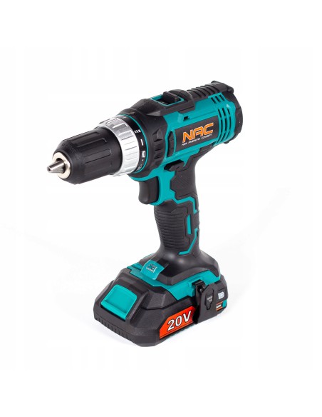 Praktyczna wiertarko-wkrętarka akumulatorowa NAC CDB2-LI-20V + walizka i duży zestaw akcesoriów 5902490740228 5