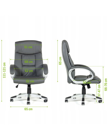 Komfortowy fotel biurowy z podłokietnikami VISCOUNT Meven 5900607538836 2