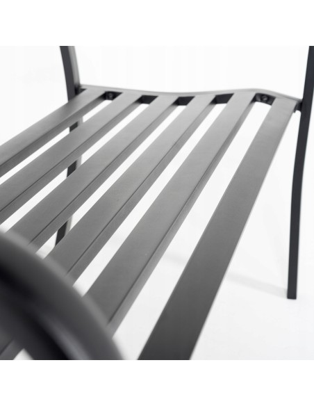 Metalowa ławka ogrodowa Bellina 127 cm 5902490784819 4