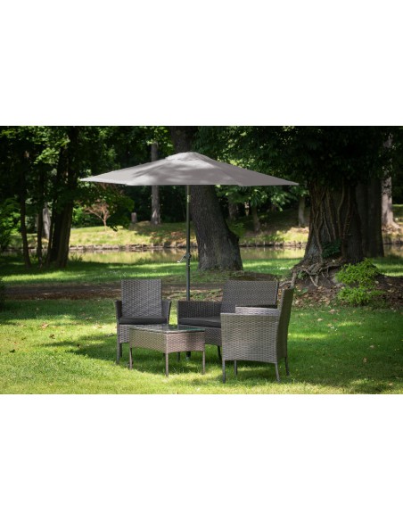 Łamany beżowy parasol ogrodowy Giotto Meven 270 x 230 cm 5902490786752 3
