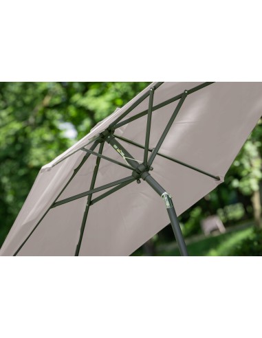 Łamany beżowy parasol ogrodowy Giotto Meven 270 x 230 cm 5902490786752 7