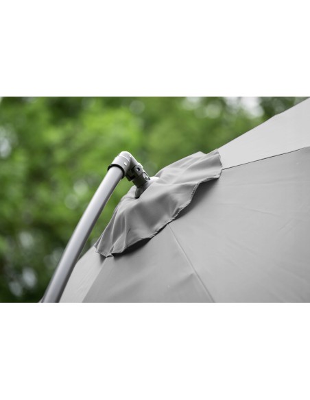 Szary parasol ogrodowy z wysięgnikiem Barbados Meven 300 x 250 cm 5902490786769 3