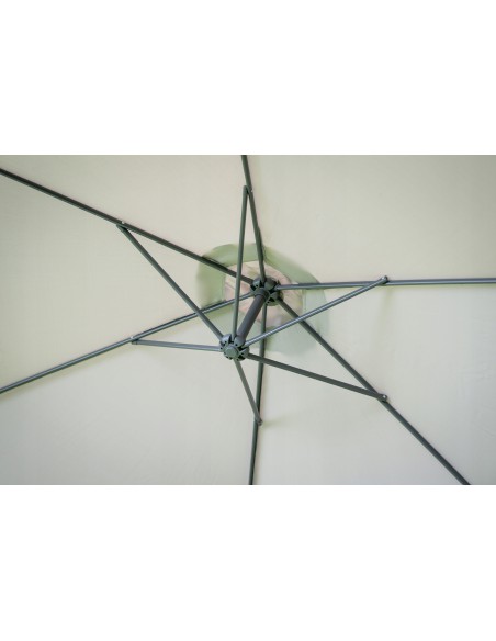 Beżowy parasol ogrodowy z wysięgnikiem Barbados Meven 300 x 250 cm 5902490786783 3