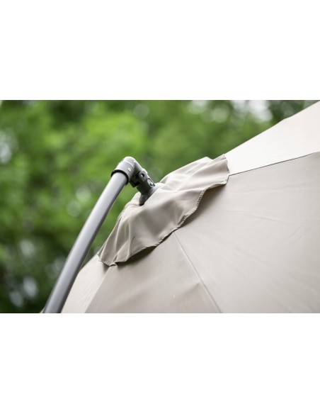 Beżowy parasol ogrodowy z wysięgnikiem Barbados Meven 300 x 250 cm 5902490786783 4