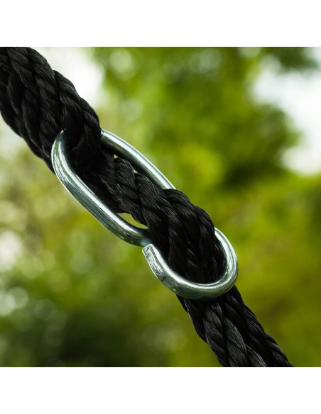 Niebieska huśtawka ogrodowa, bocianie gniazdo Stork Blue Meven 90 x 180 cm 5900607534425 4