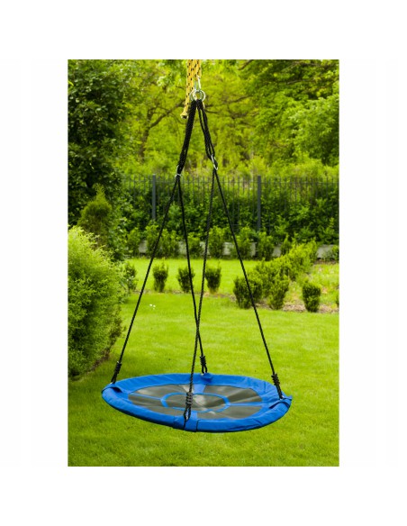 Niebieska huśtawka ogrodowa, bocianie gniazdo Stork Blue Meven 90 x 180 cm 5900607534425 9