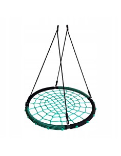 Wytrzymałe bocianie gniazdo huśtawka ogrodowa EMU GREEN Meven, śr. 100 cm 5900607534463