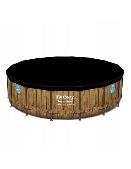 Duży basen ogrodowy na stelażu z pompą filtrującą BESTWAY Power Steel™ Swim Vista Series™ II, 488x122 cm - Baseny na stelażu Duży basen ogrodowy na stelażu z pompą filtrującą BESTWAY Power Steel™ Swim Vista Series™ II, 488x122 cm 6941607311332 6