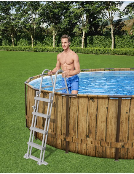 Duży basen ogrodowy na stelażu z pompą filtrującą BESTWAY Power Steel™ Swim Vista Series™ II, 488x122 cm - Baseny na stelażu Duży basen ogrodowy na stelażu z pompą filtrującą BESTWAY Power Steel™ Swim Vista Series™ II, 488x122 cm 6941607311332 7