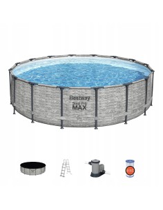 Duży basen ogrodowy na stelażu Steel Pro MAX™ BESTWAY, 488x122 cm 6941607311516