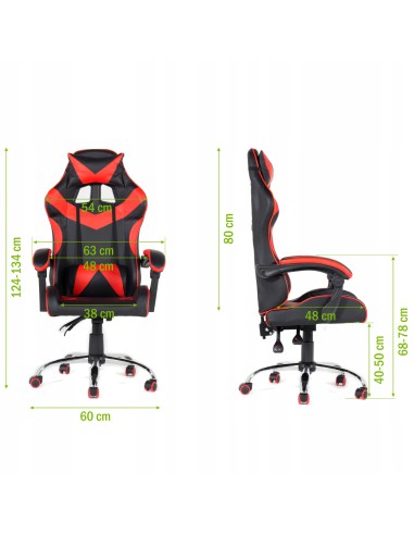 Ergonomiczny fotel dla graczy GAMER Meven 5900607538737 2