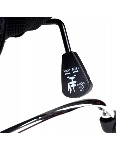 Obrotowy czarny fotel biurowy z mikrosiatki GRID Meven, wersja deluxe 5902490784109 9