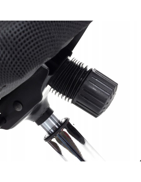 Obrotowy czarny fotel biurowy z mikrosiatki GRID Meven, wersja deluxe 5902490784109 10