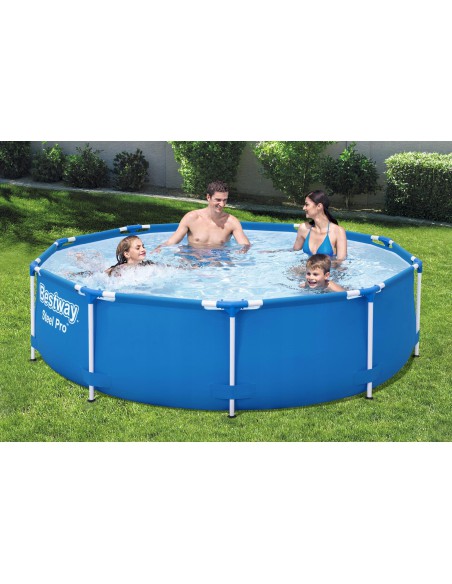 Trwały mobilny basen ogrodowy na stelażu BESTWAY Steel Pro™, 366x76 cm - Baseny na stelażu Trwały mobilny basen ogrodowy na stelażu BESTWAY Steel Pro™, 366x76 cm 6942138972467 5