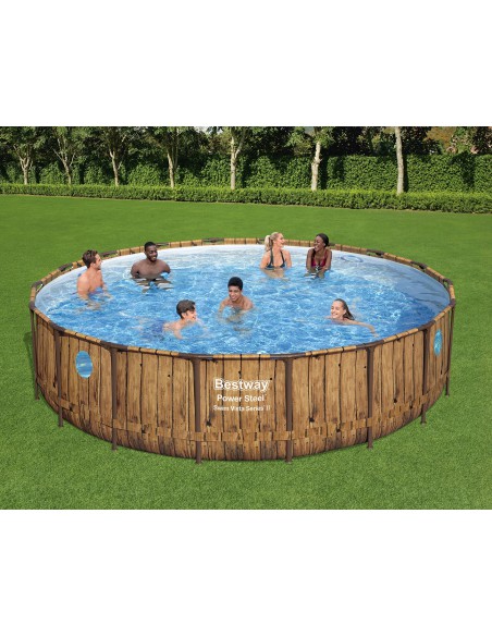 Wzmocniony basen ogrodowy na stelażu Bestway® Power Steel™ Swim Vista Series™ II, 549x122 cm 6941607311530 3