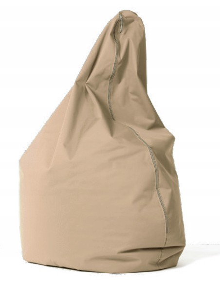 Wodoodporna pufa Giant beżowa Meven 100 x 110 x 110 cm 5902490743335