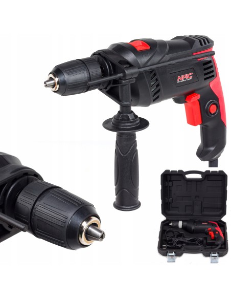 Udarowa wiertarka NAC IDE80, 800 W + walizka 5902490781481